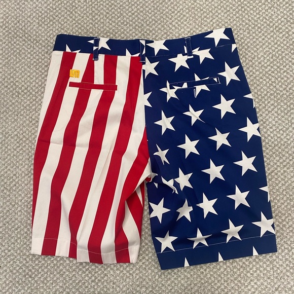 Men’s Loud Mouth Flag Shorts - Picture 2 of 4